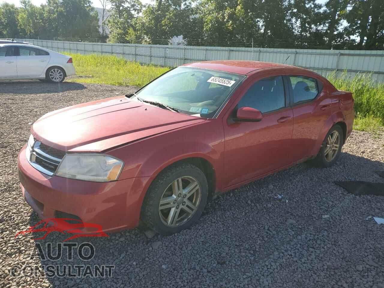 DODGE AVENGER 2012 - 1C3CDZCB9CN193022
