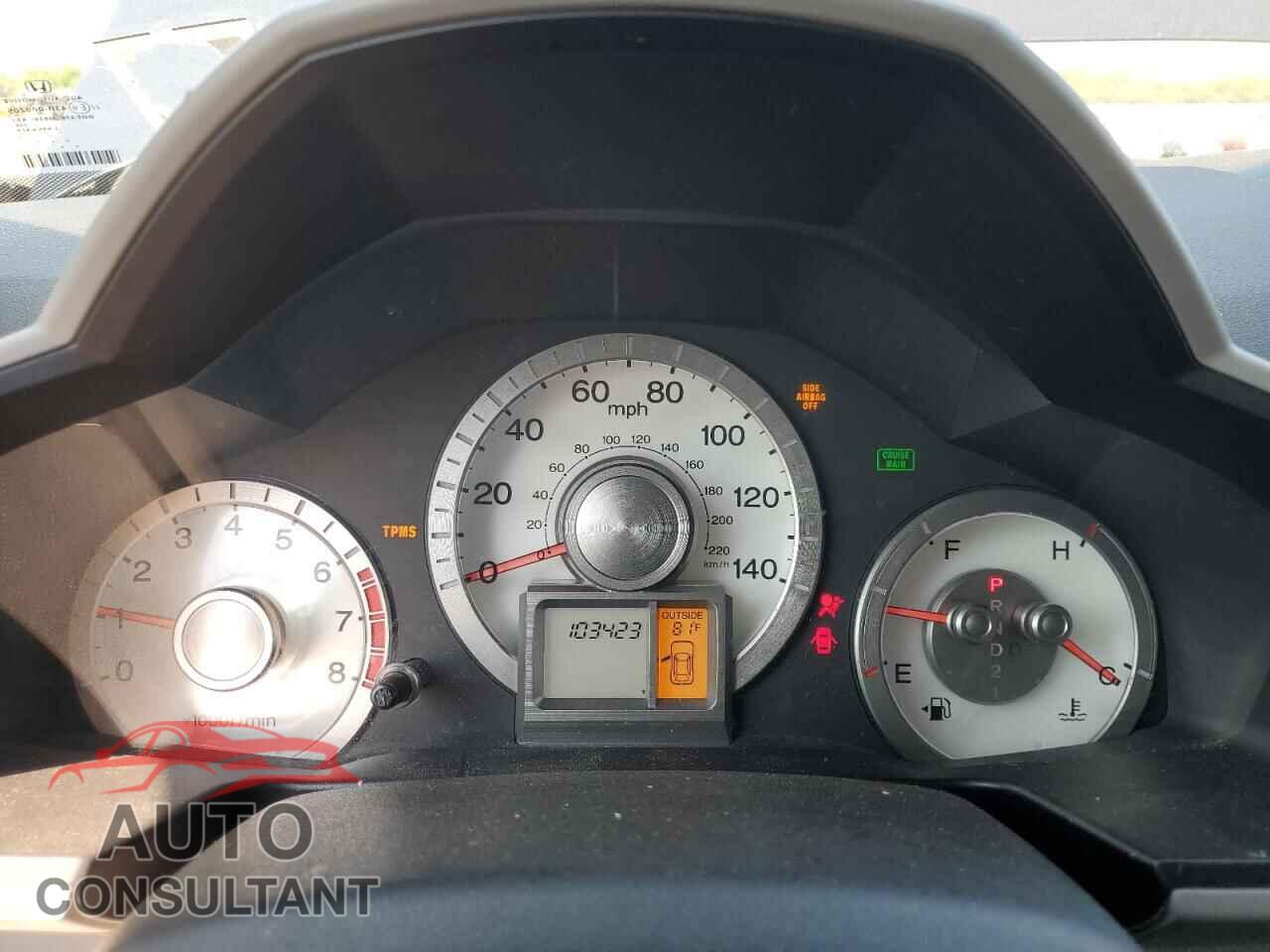 HONDA PILOT 2011 - 5FNYF4H57BB030013