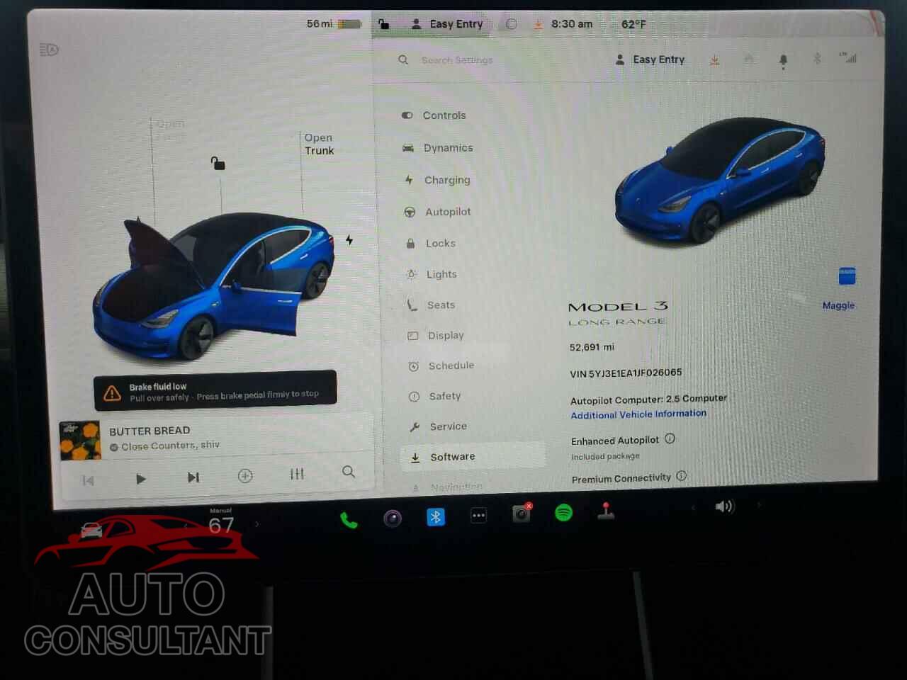 TESLA MODEL 3 2018 - 5YJ3E1EA1JF026065