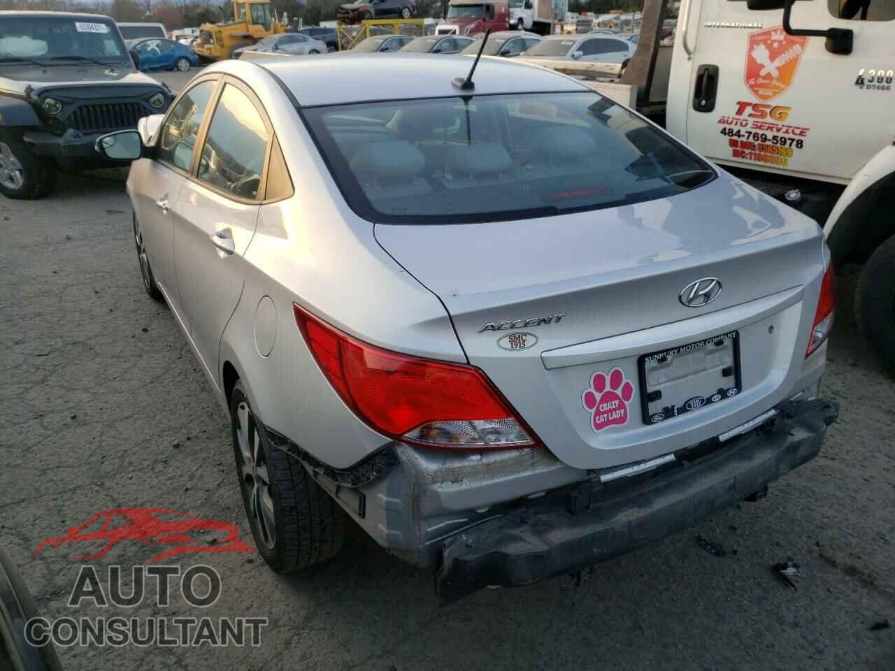 HYUNDAI ACCENT 2016 - KMHCU4AE4GU166782