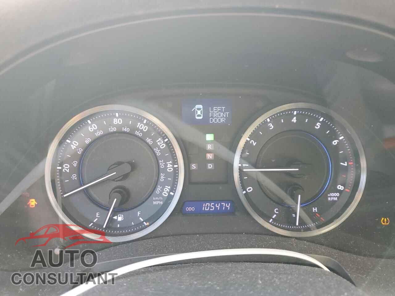 LEXUS IS 2011 - JTHBF5C22B5132277