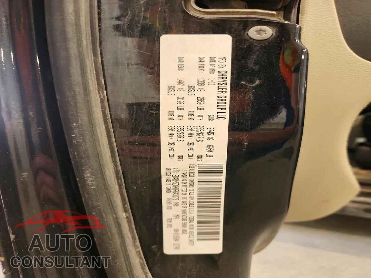 DODGE CARAVAN 2011 - 2D4RN5DGXBR643173