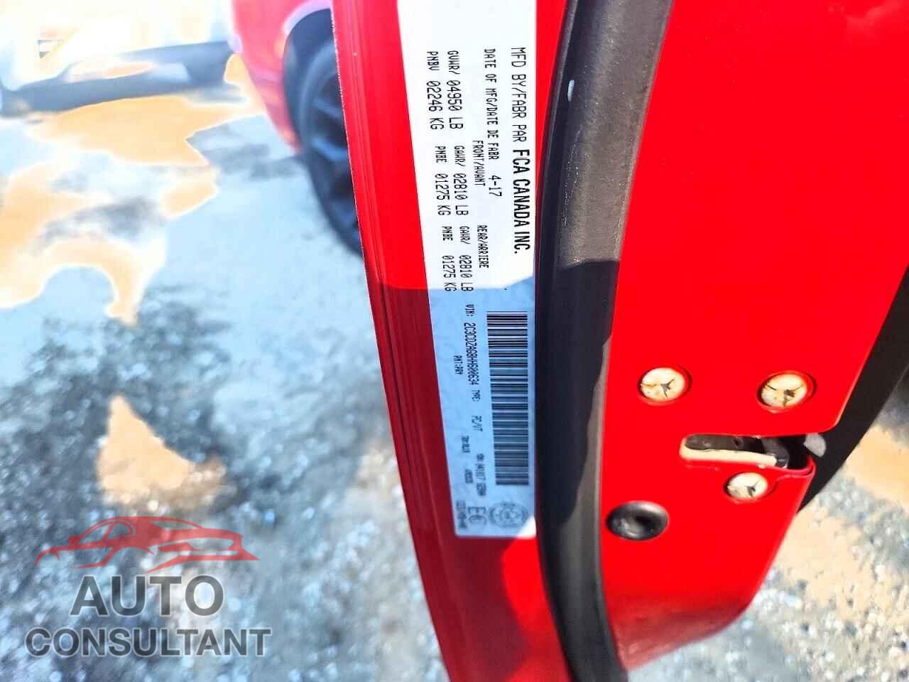 DODGE CHALLENGER 2017 - 2C3CDZAG8HH600634
