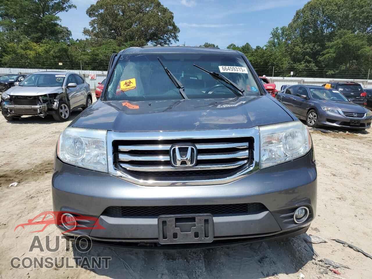 HONDA PILOT 2012 - 5FNYF4H58CB076936