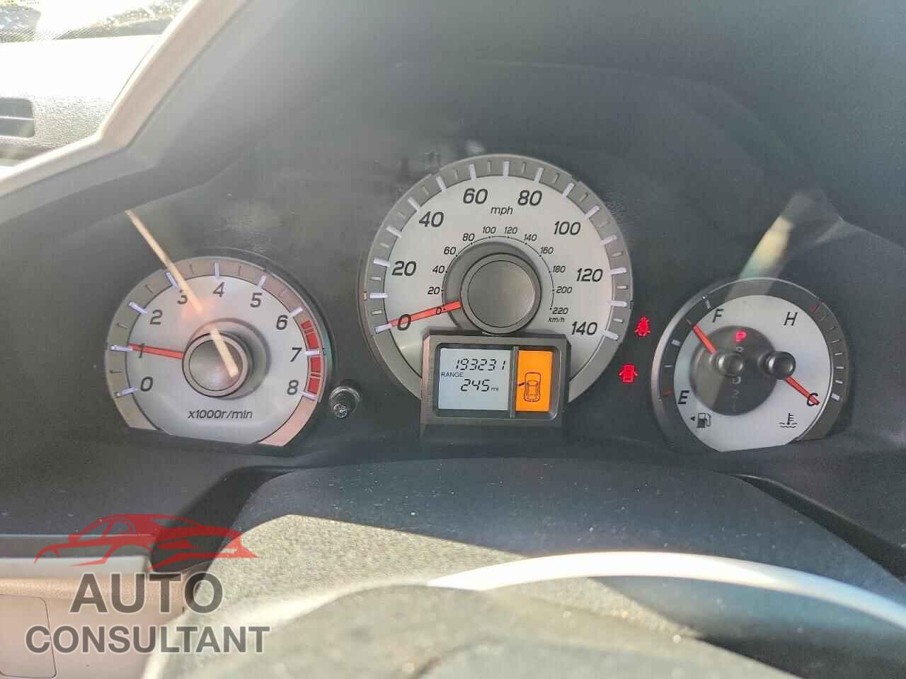 HONDA PILOT 2012 - 5FNYF3H29CB003574