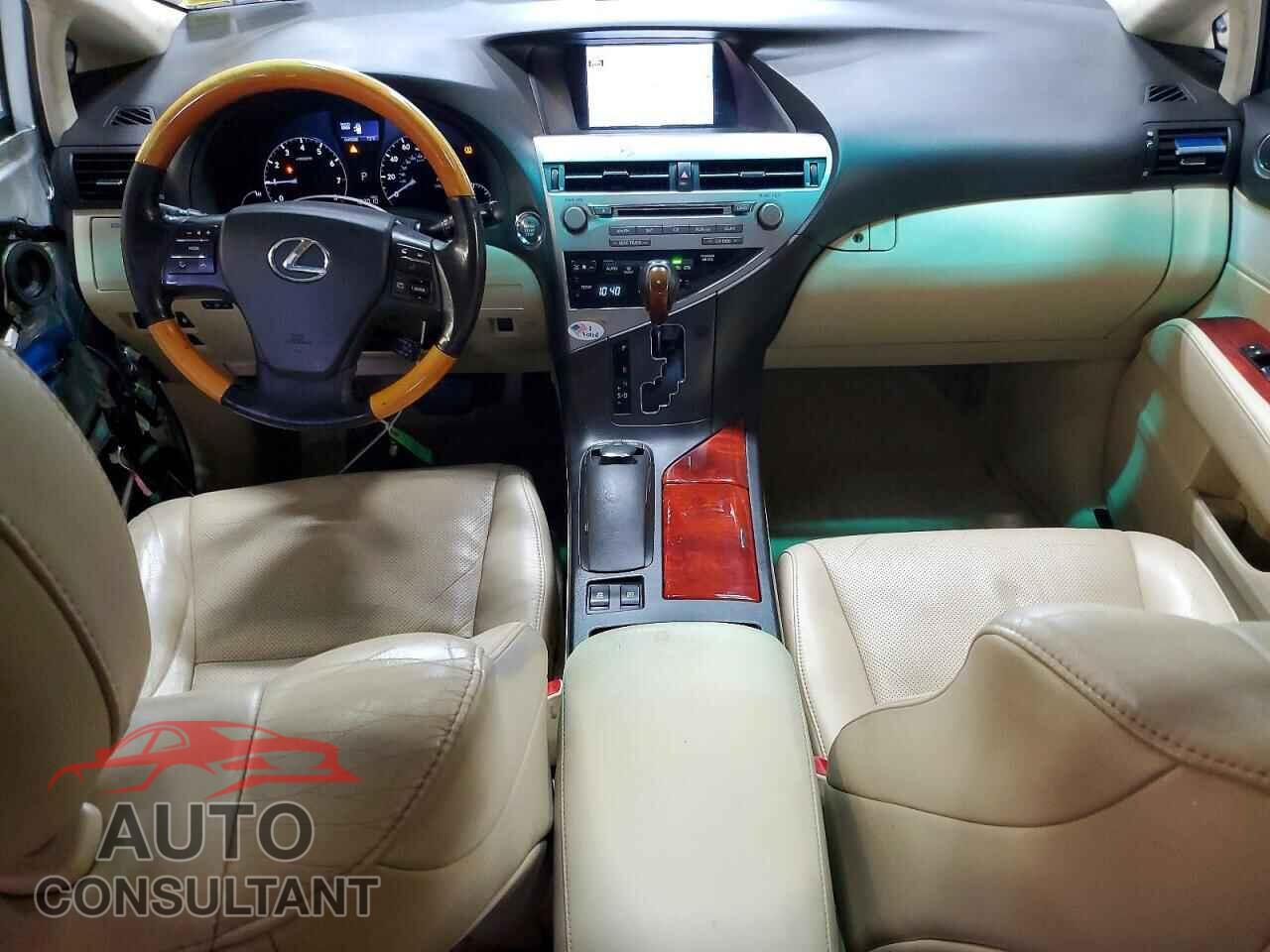 LEXUS RX350 2012 - 2T2BK1BA3CC139561