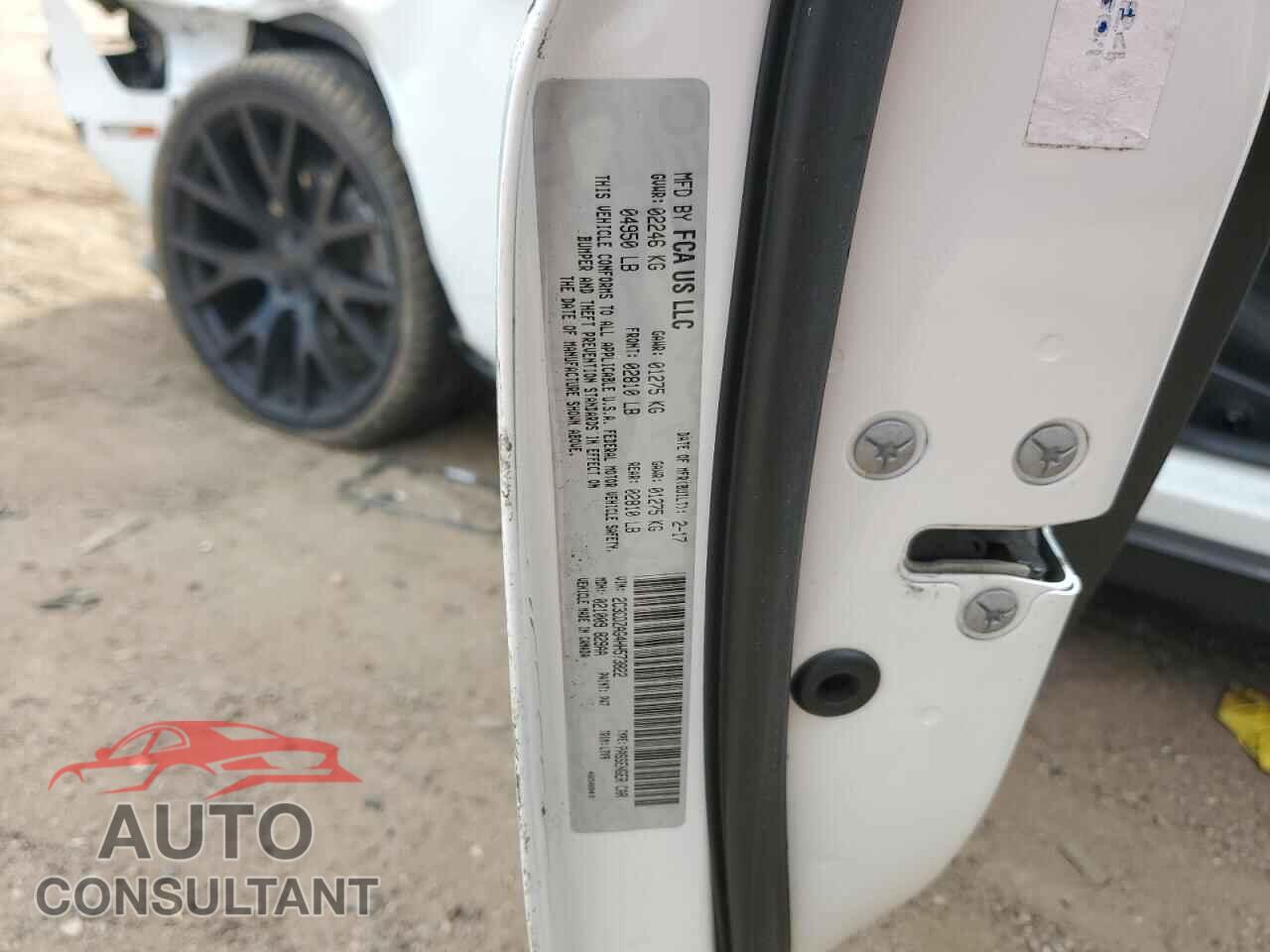 DODGE CHALLENGER 2017 - 2C3CDZAG4HH573822