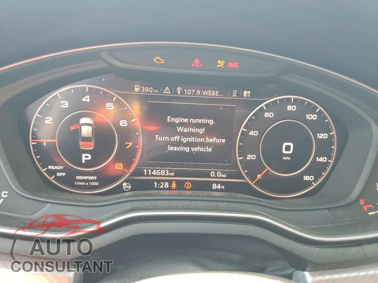 AUDI A4 2017 - WAUENAF45HN005200