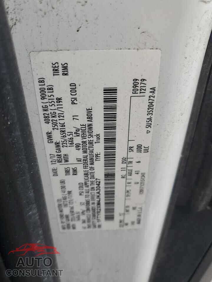 FORD TRANSIT 2018 - 1FTYR2XM4JKA30427