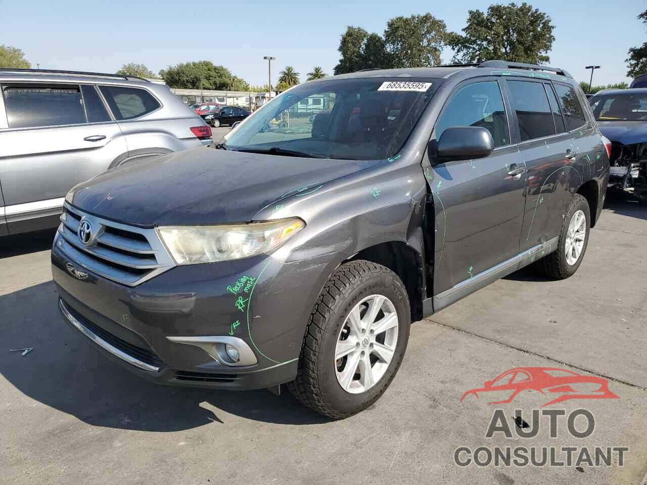 TOYOTA HIGHLANDER 2012 - 5TDBK3EH2CS154892