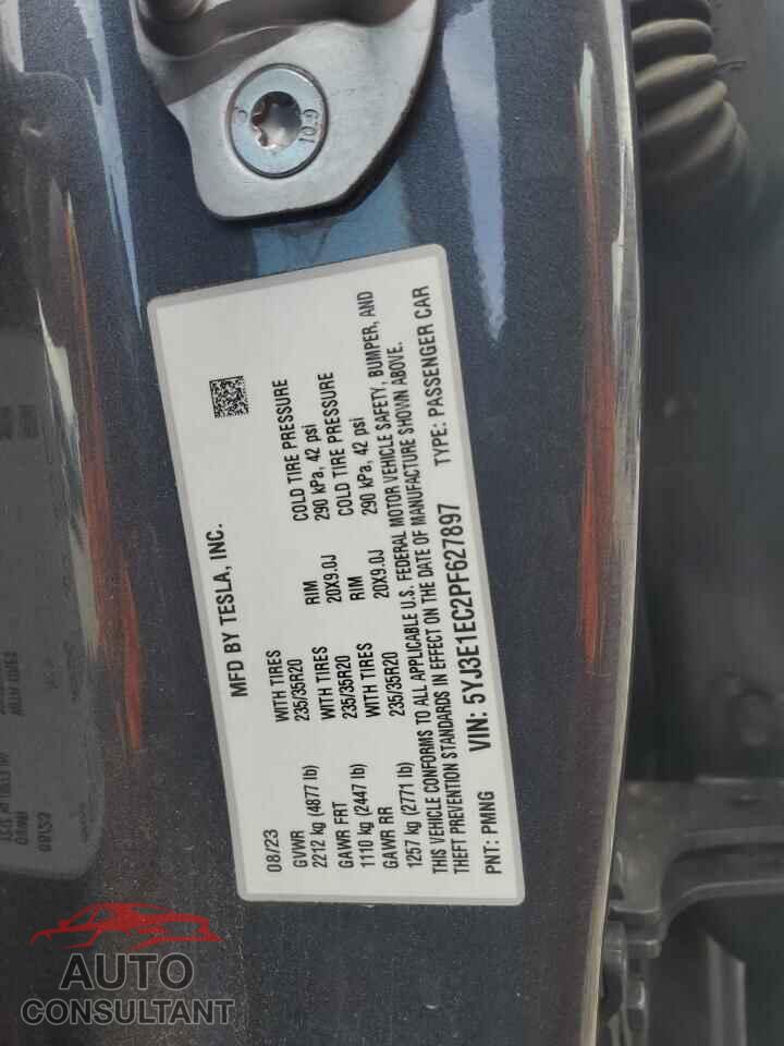 TESLA MODEL 3 2023 - 5YJ3E1EC2PF627897