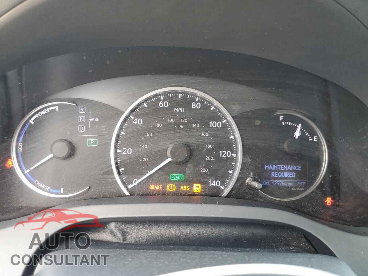 LEXUS CT 200 2013 - JTHKD5BH9D2171013