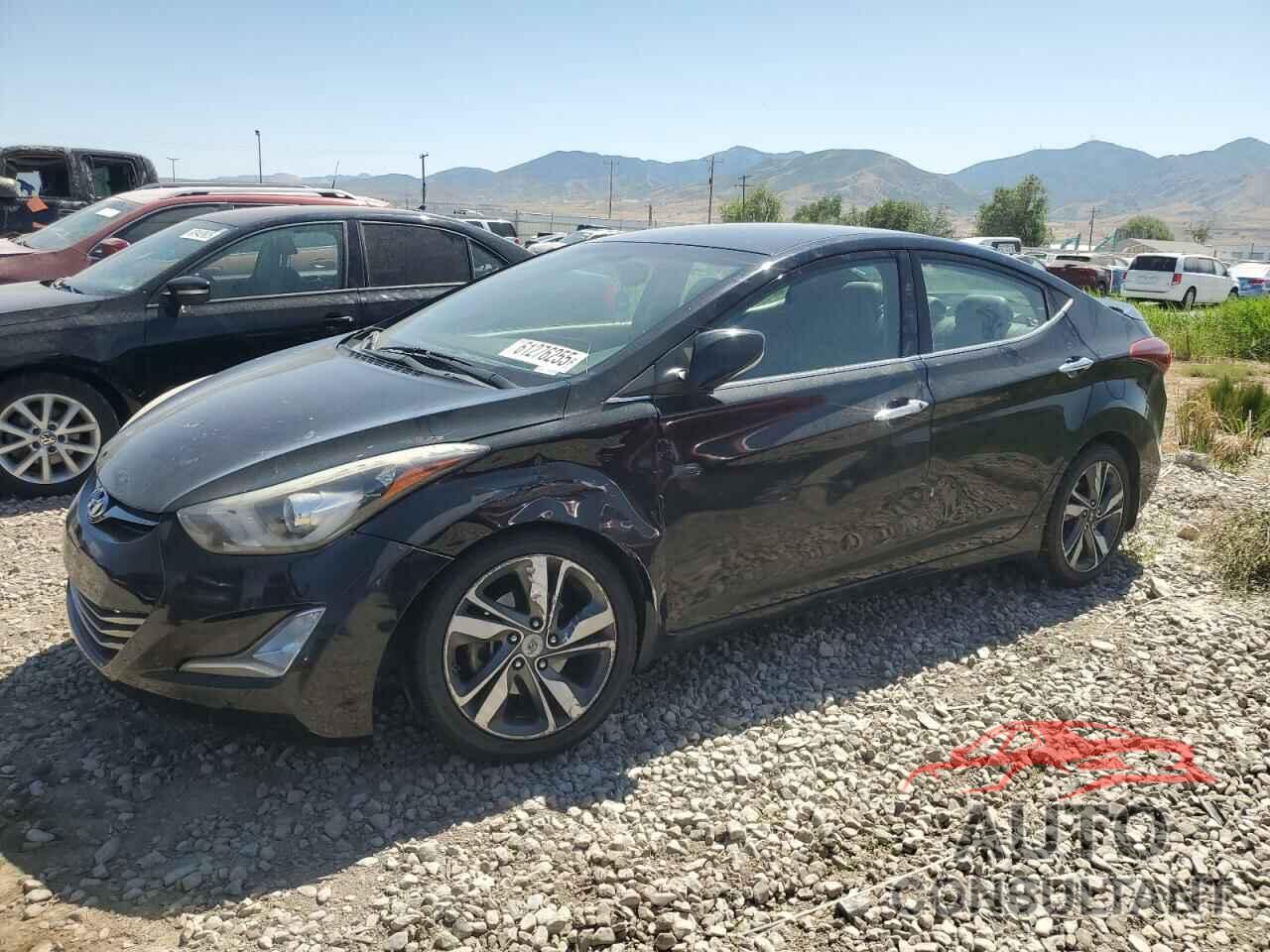 HYUNDAI ELANTRA 2014 - KMHDH4AE5EU146482