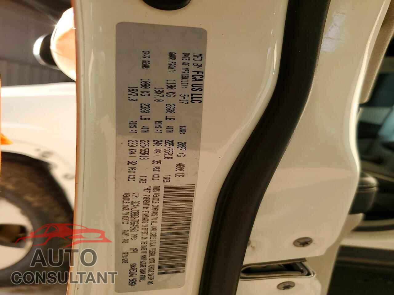 JEEP COMPASS 2017 - 3C4NJDBB3HT664543