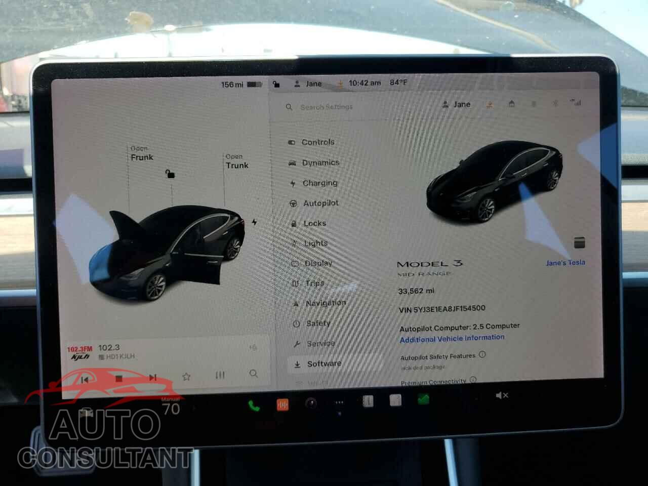 TESLA MODEL 3 2018 - 5YJ3E1EA8JF154500
