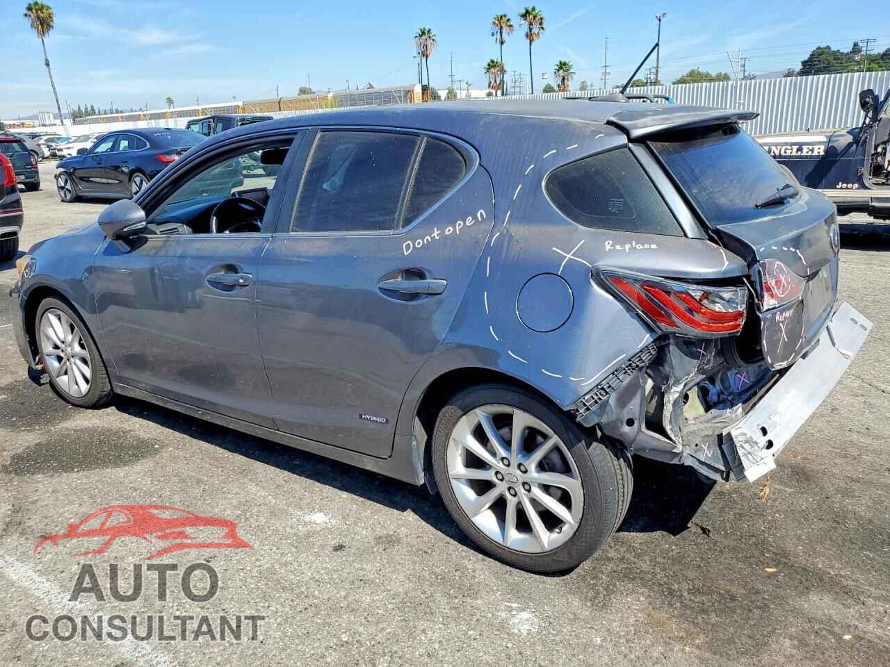 LEXUS CT 200 2012 - JTHKD5BH2C2081295
