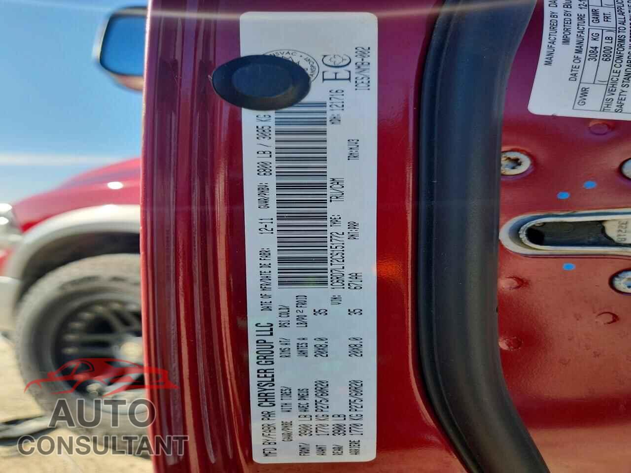 DODGE RAM 1500 2012 - 1C6RD7LT2CS151772