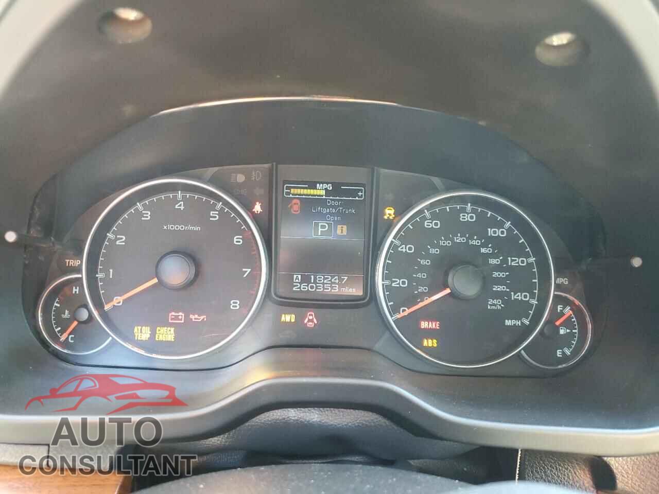 SUBARU OUTBACK 2014 - 4S4BRCMC2E3270983