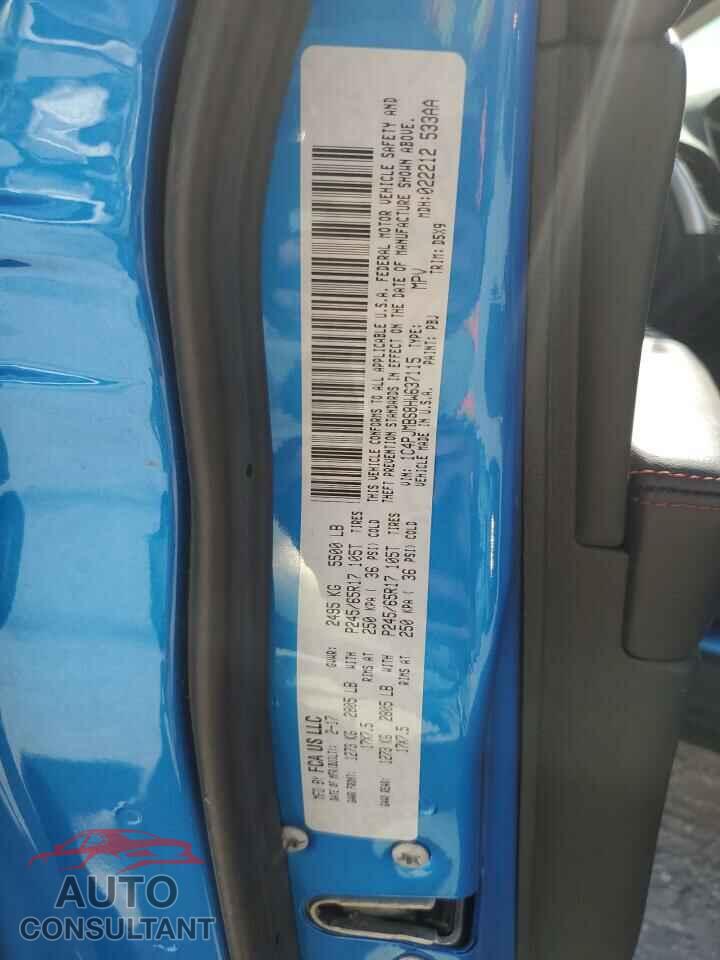 JEEP CHEROKEE 2017 - 1C4PJMBS8HW637115
