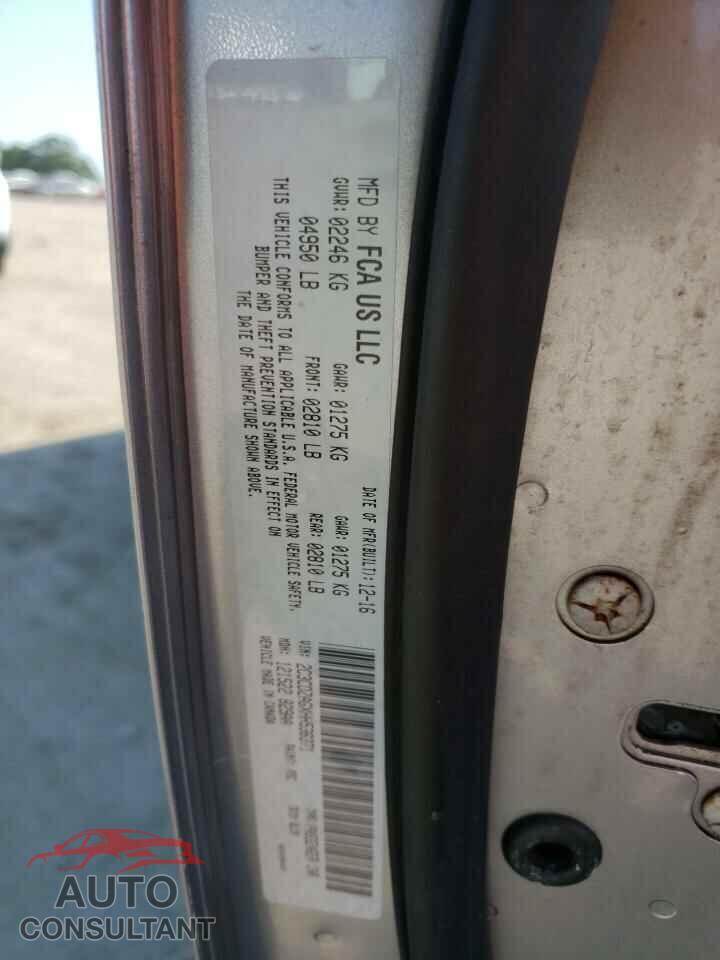 DODGE CHALLENGER 2017 - 2C3CDZAGXHH536371