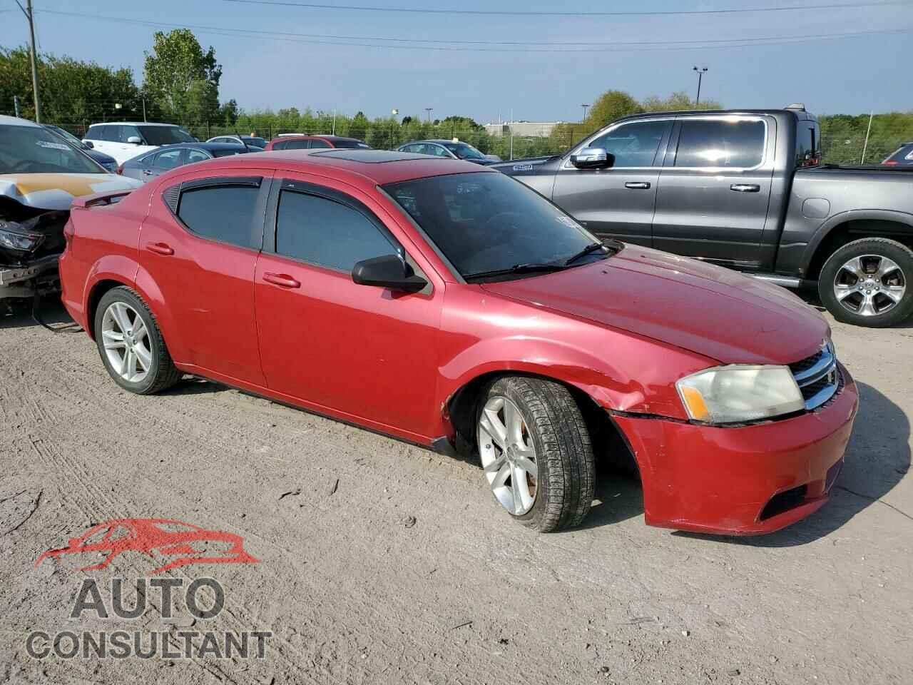 DODGE AVENGER 2012 - 1C3CDZAG4CN255652