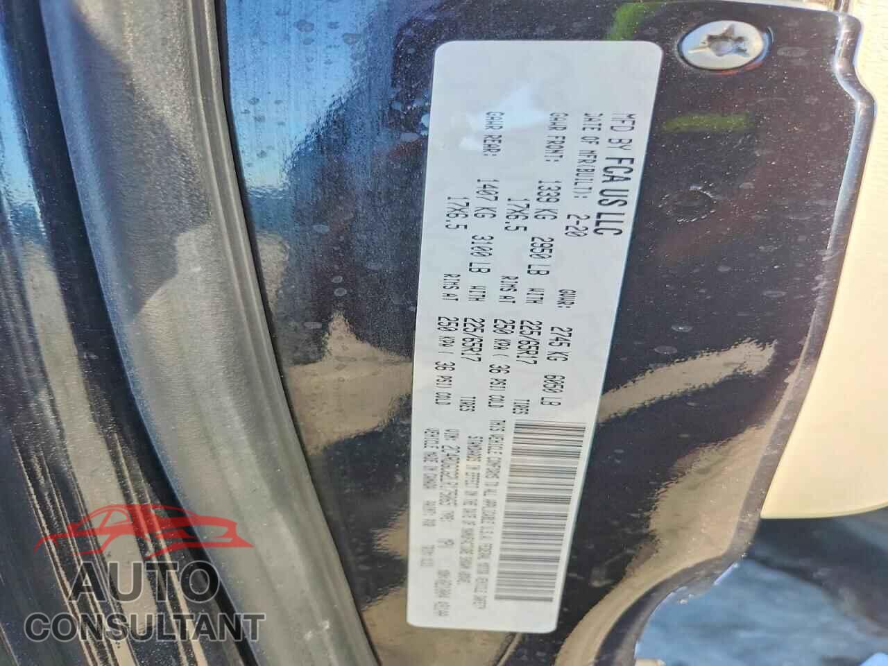 DODGE CARAVAN 2020 - 2C4RDGCG2LR175065