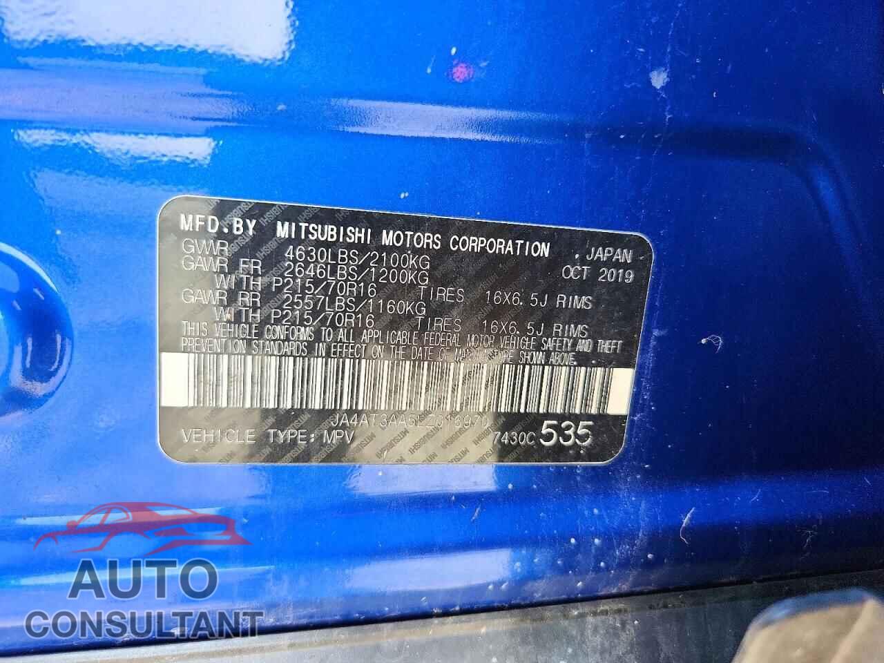 MITSUBISHI ECLIPSE 2020 - JA4AT3AA5LZ016970