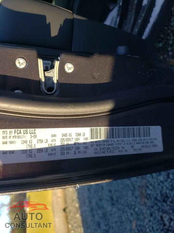 DODGE JOURNEY 2020 - 3C4PDCABXLT232374