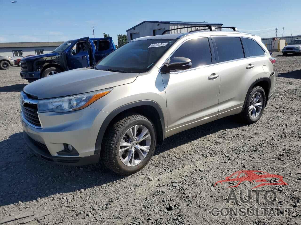 TOYOTA HIGHLANDER 2015 - 5TDJKRFH2FS163657