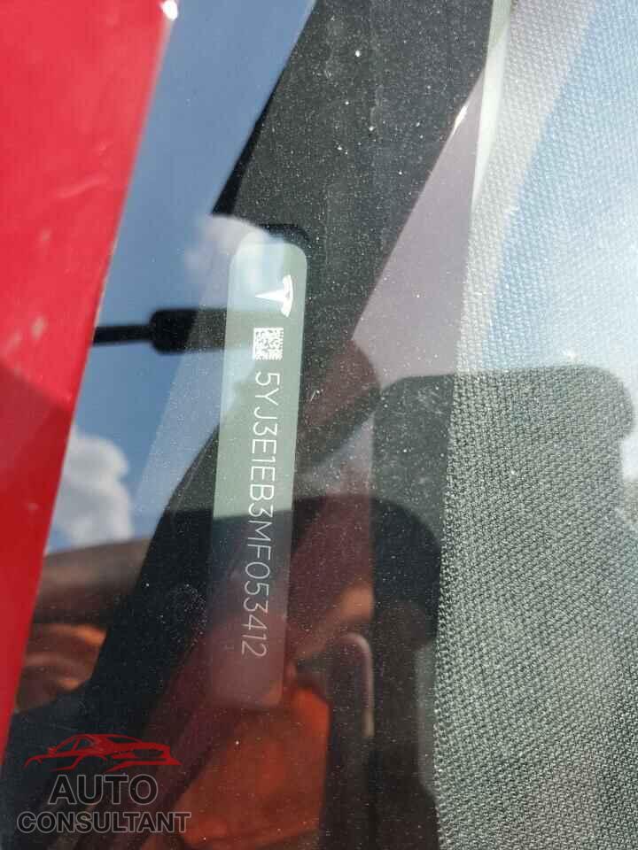 TESLA MODEL 3 2021 - 5YJ3E1EB3MF053412