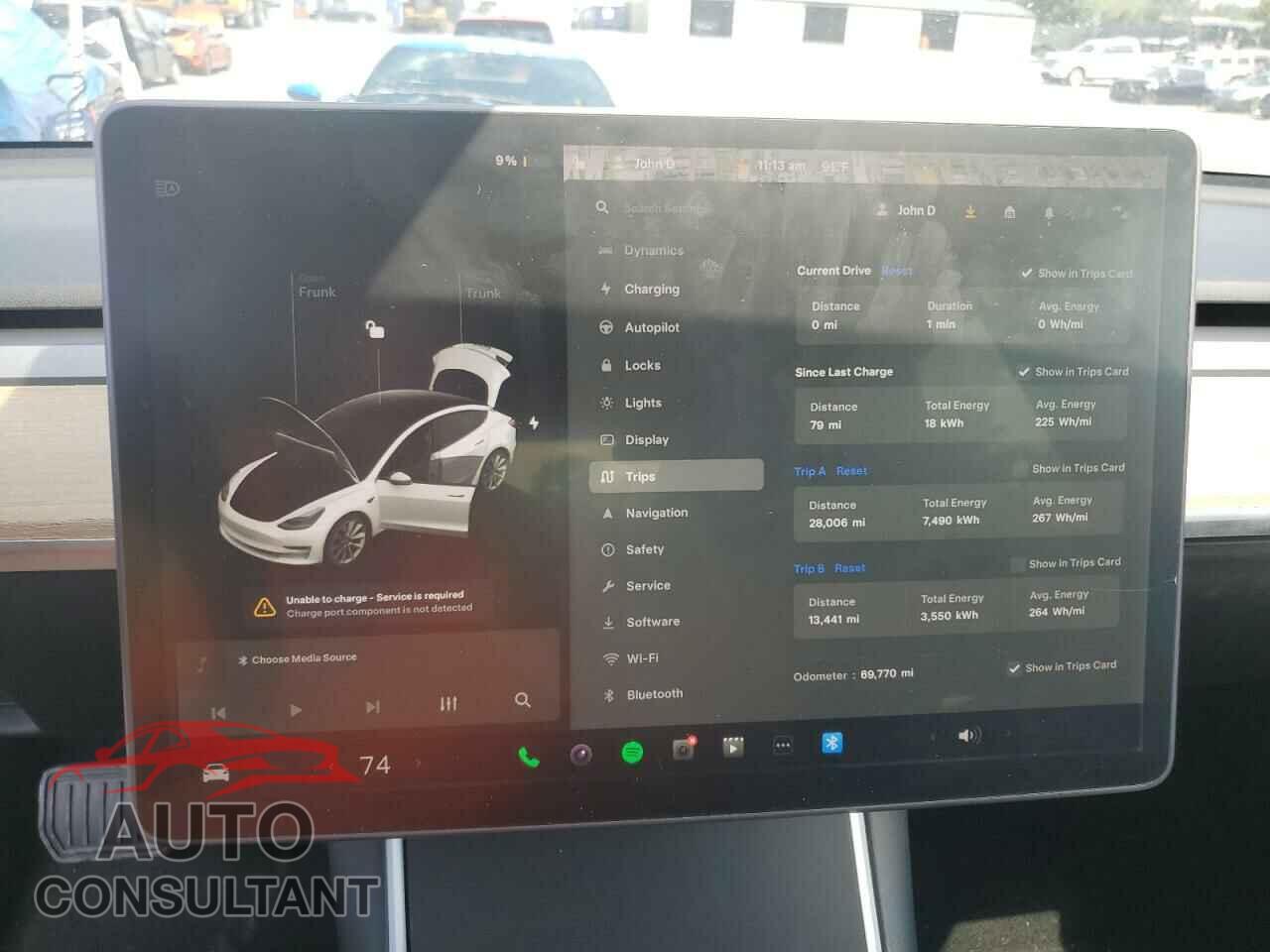 TESLA MODEL 3 2020 - 5YJ3E1EAXLF783856