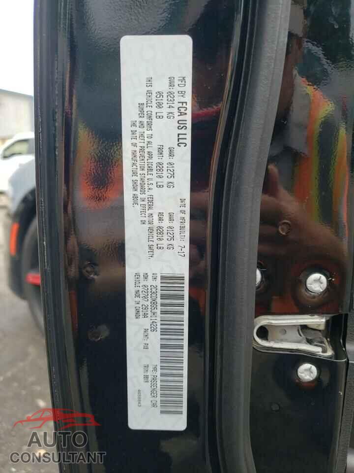 DODGE CHARGER 2018 - 2C3CDXBG5JH114226