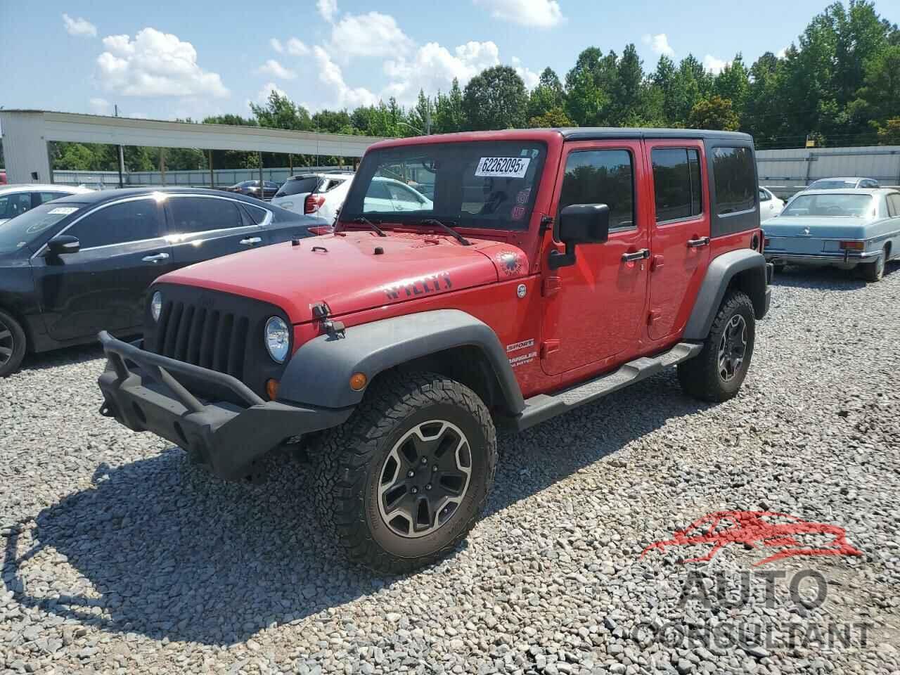 JEEP WRANGLER 2012 - 1C4BJWDG8CL130689