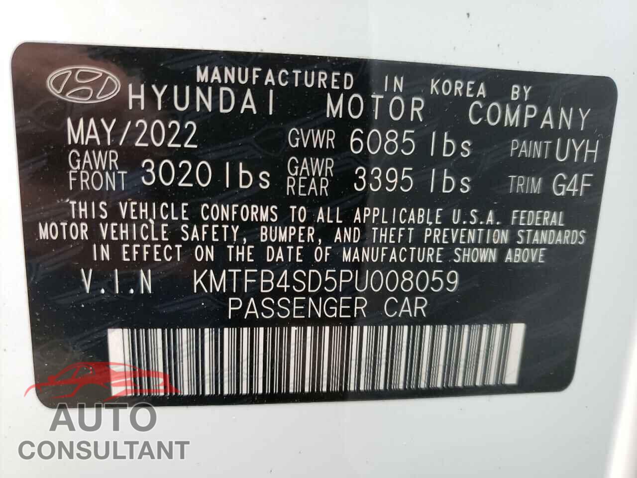 GENESIS G90 2023 - KMTFB4SD5PU008059