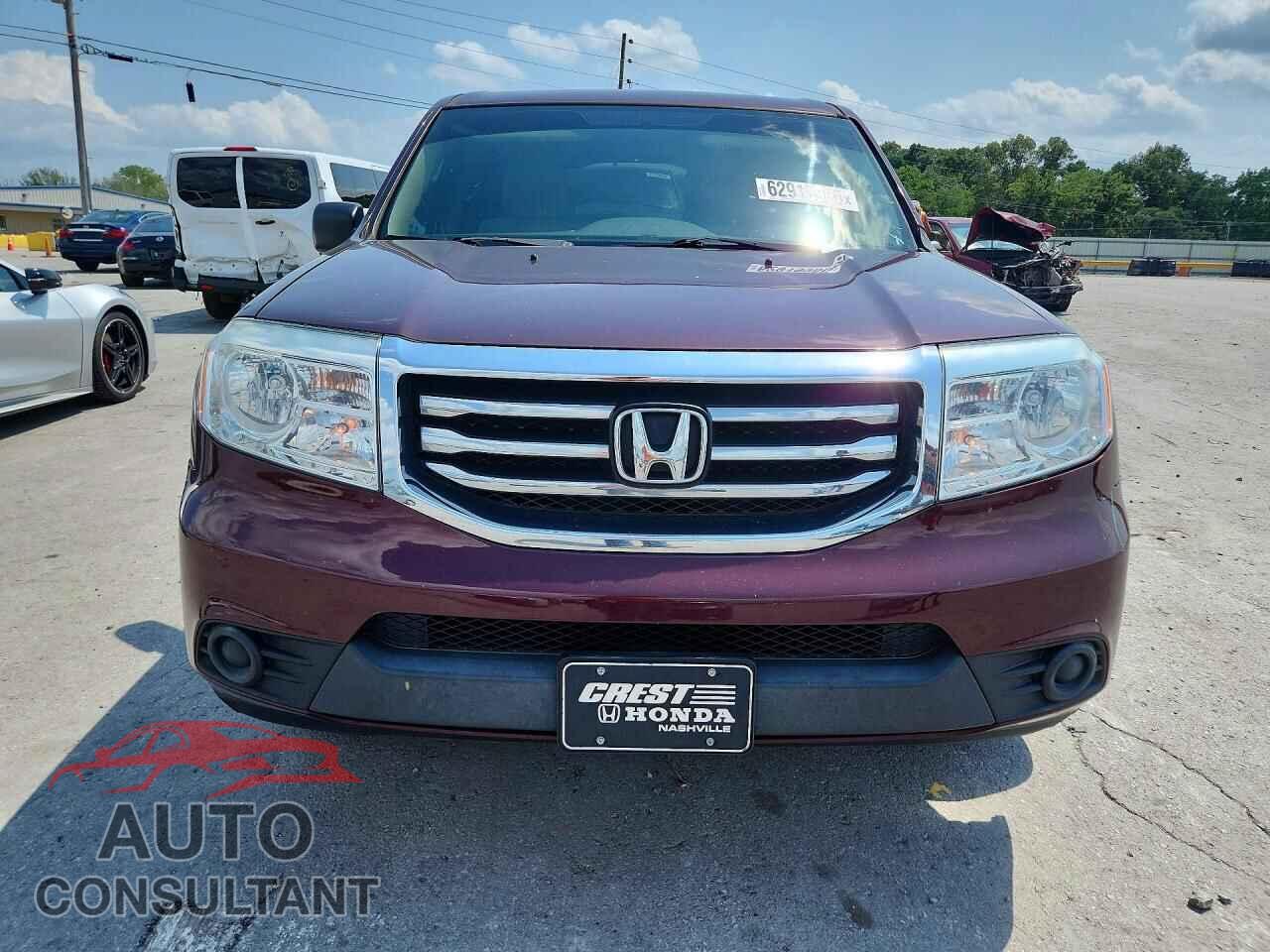 HONDA PILOT 2015 - 5FNYF3H26FB027531