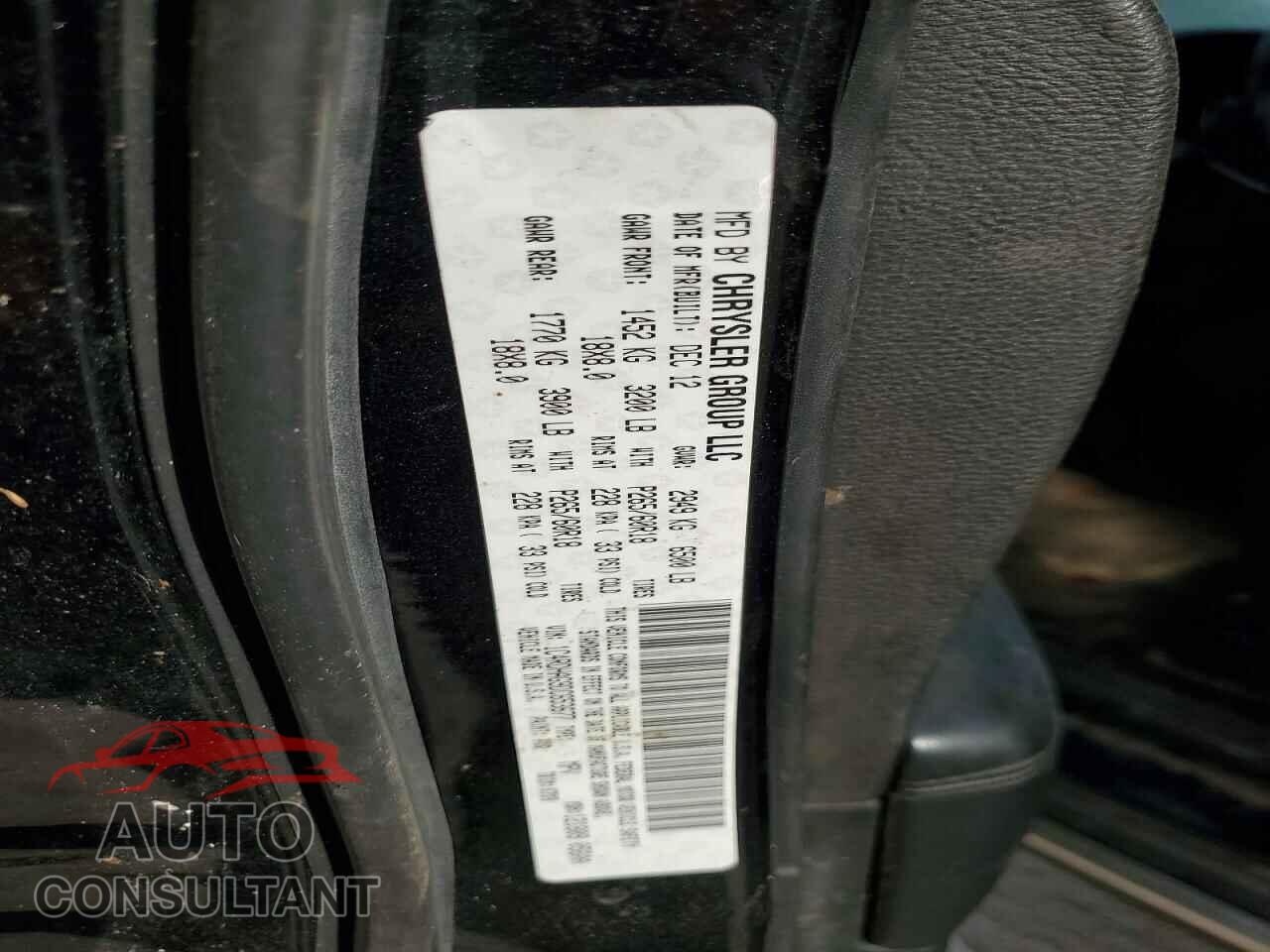 DODGE DURANGO 2013 - 1C4RDHAG9DC653677