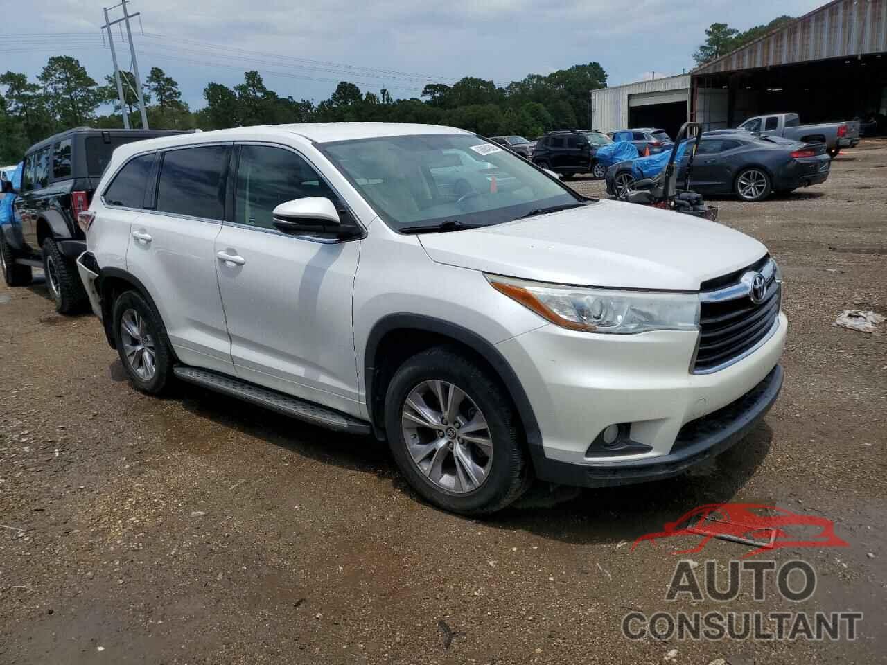 TOYOTA HIGHLANDER 2016 - 5TDZKRFH1GS122358