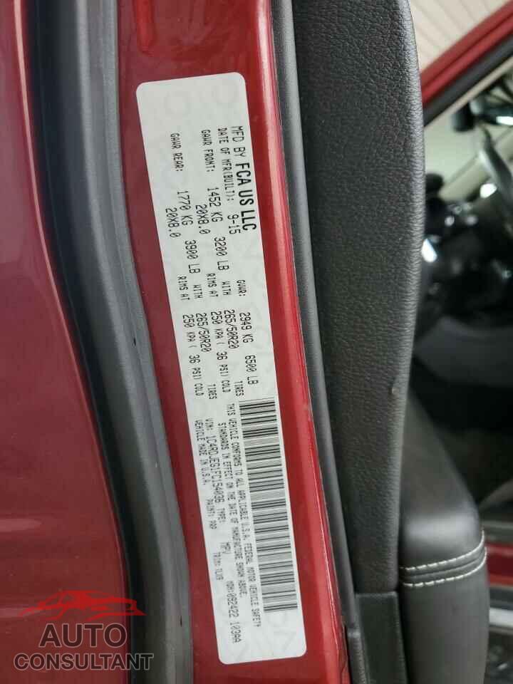 DODGE DURANGO 2015 - 1C4RDJEG1FC154036