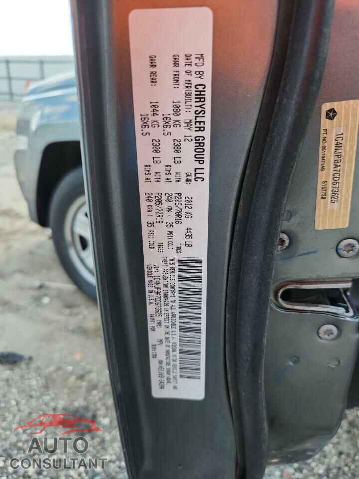 JEEP PATRIOT 2012 - 1C4NJPBA7CD673625