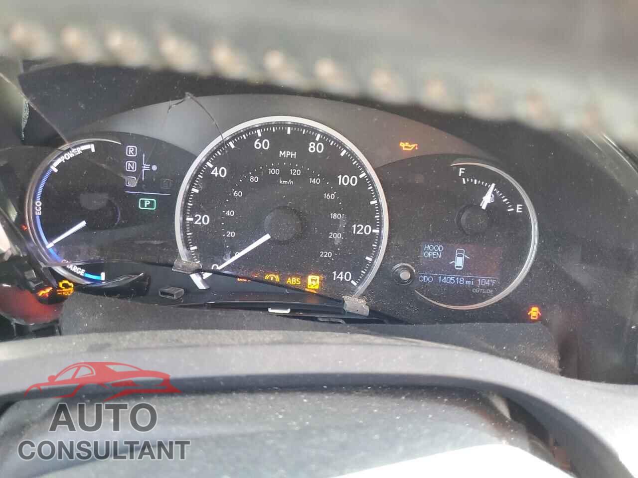 LEXUS CT 200 2012 - JTHKD5BH7C2105607