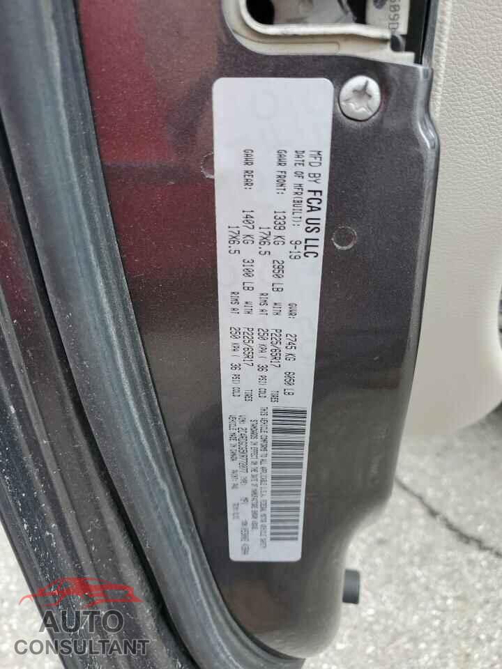 DODGE CARAVAN 2019 - 2C4RDGCG5KR772077