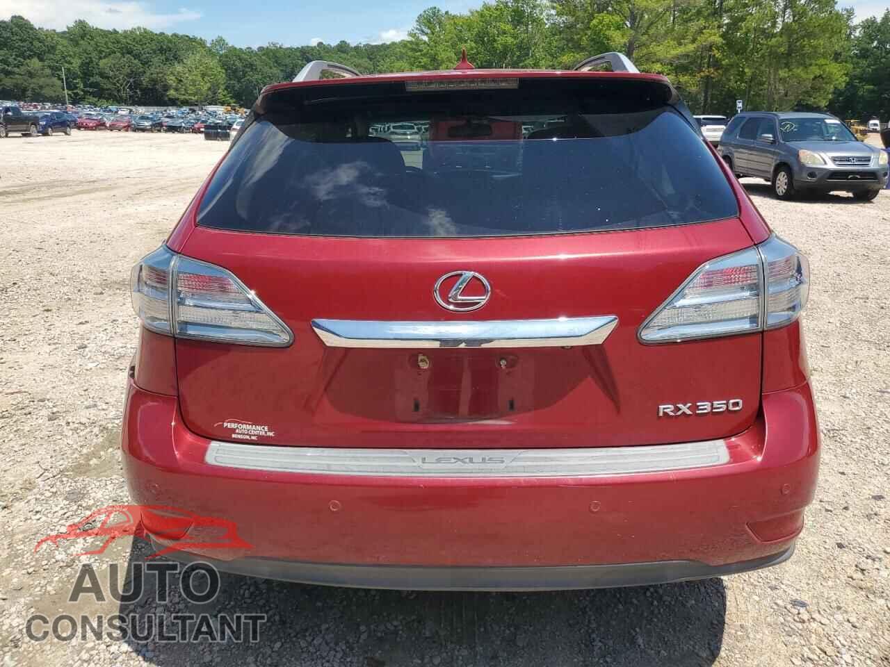 LEXUS RX350 2012 - 2T2BK1BA0CC132440