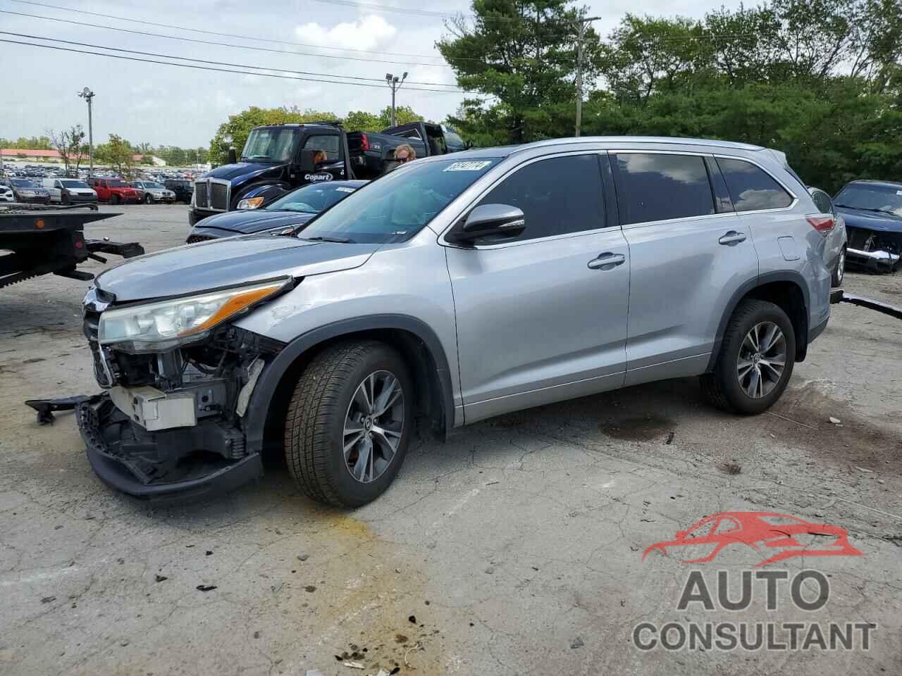 TOYOTA HIGHLANDER 2016 - 5TDJKRFH8GS506991