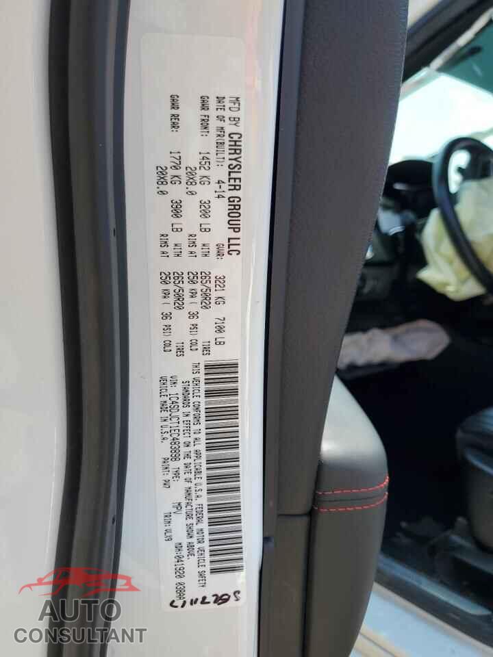 DODGE DURANGO 2014 - 1C4SDJCT1EC483898