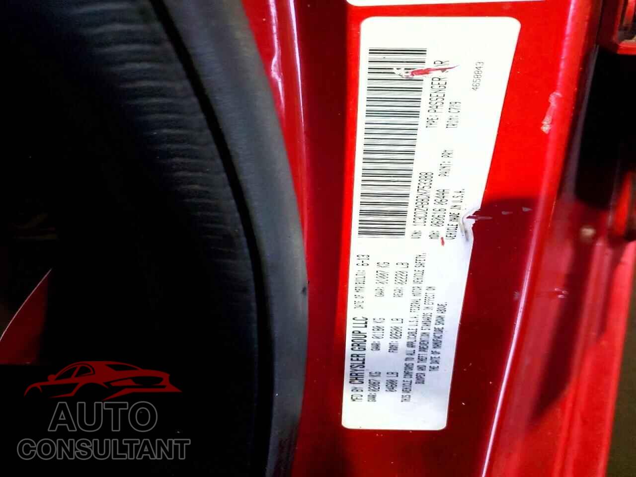 DODGE AVENGER 2013 - 1C3CDZAB8DN753388