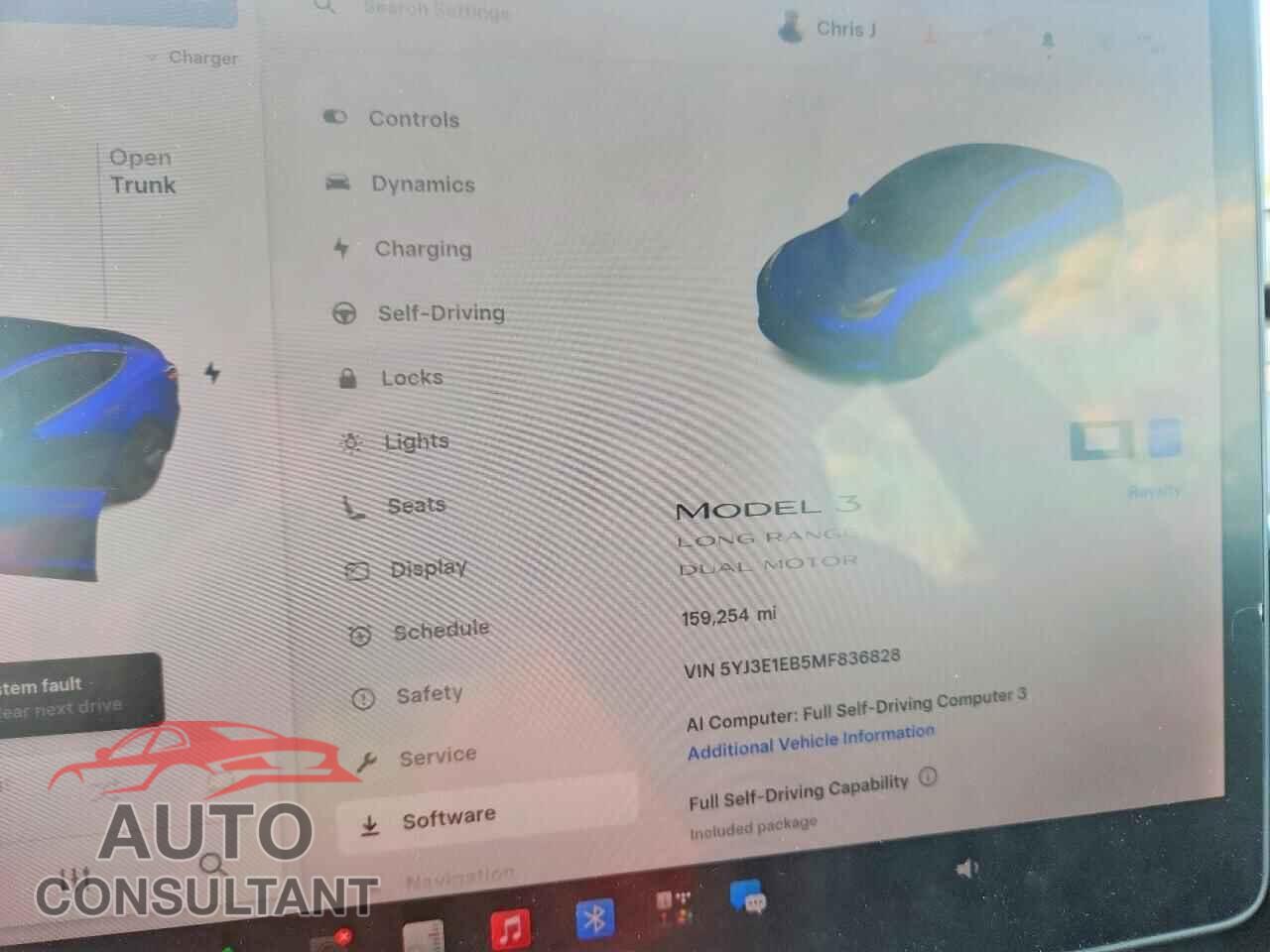 TESLA MODEL 3 2021 - 5YJ3E1EB5MF836828