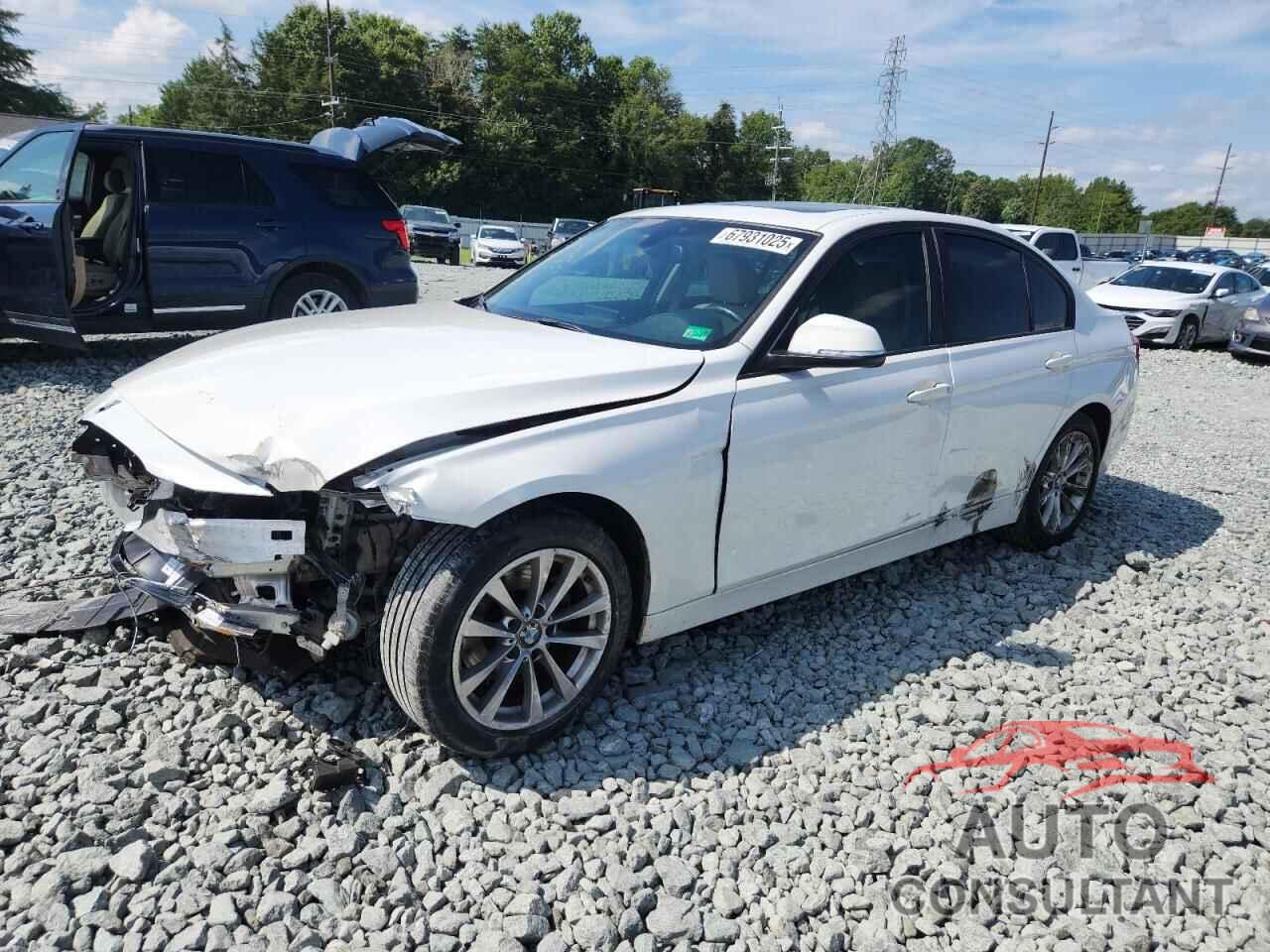 BMW 3 SERIES 2017 - WBA8E1G59HNU13316