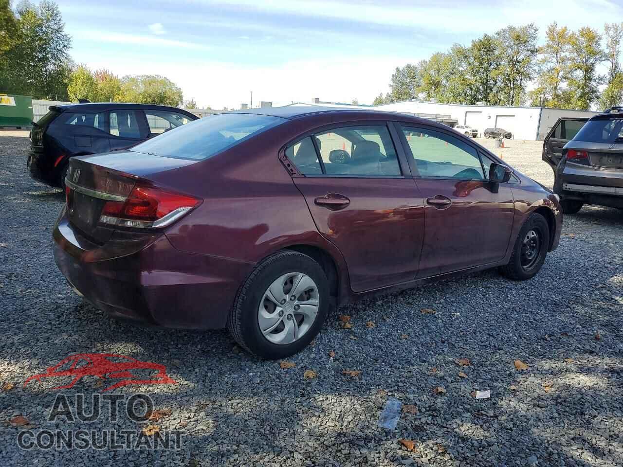 HONDA CIVIC 2013 - 19XFB2F54DE242306