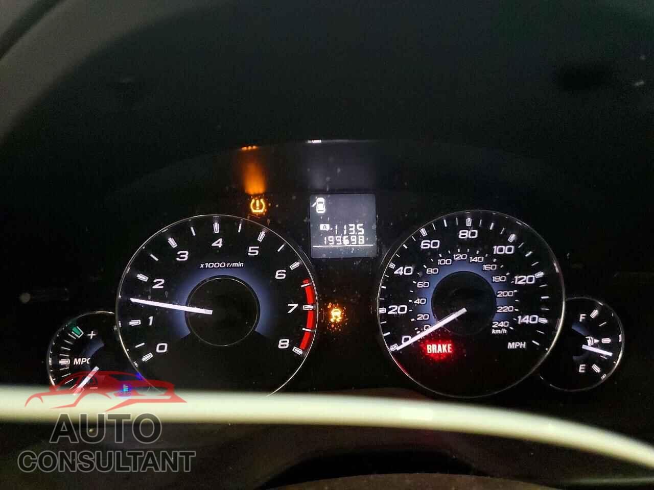 SUBARU OUTBACK 2012 - 4S4BRCFC1C1266820