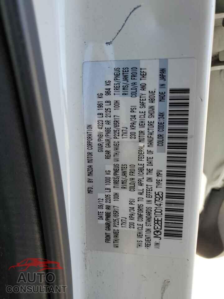 MAZDA CX-5 2013 - JM3KE2BE1D0147925